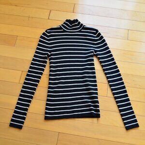 Marine Layer X Lost and Found capsule ribbed turtleneck shirt Size XS